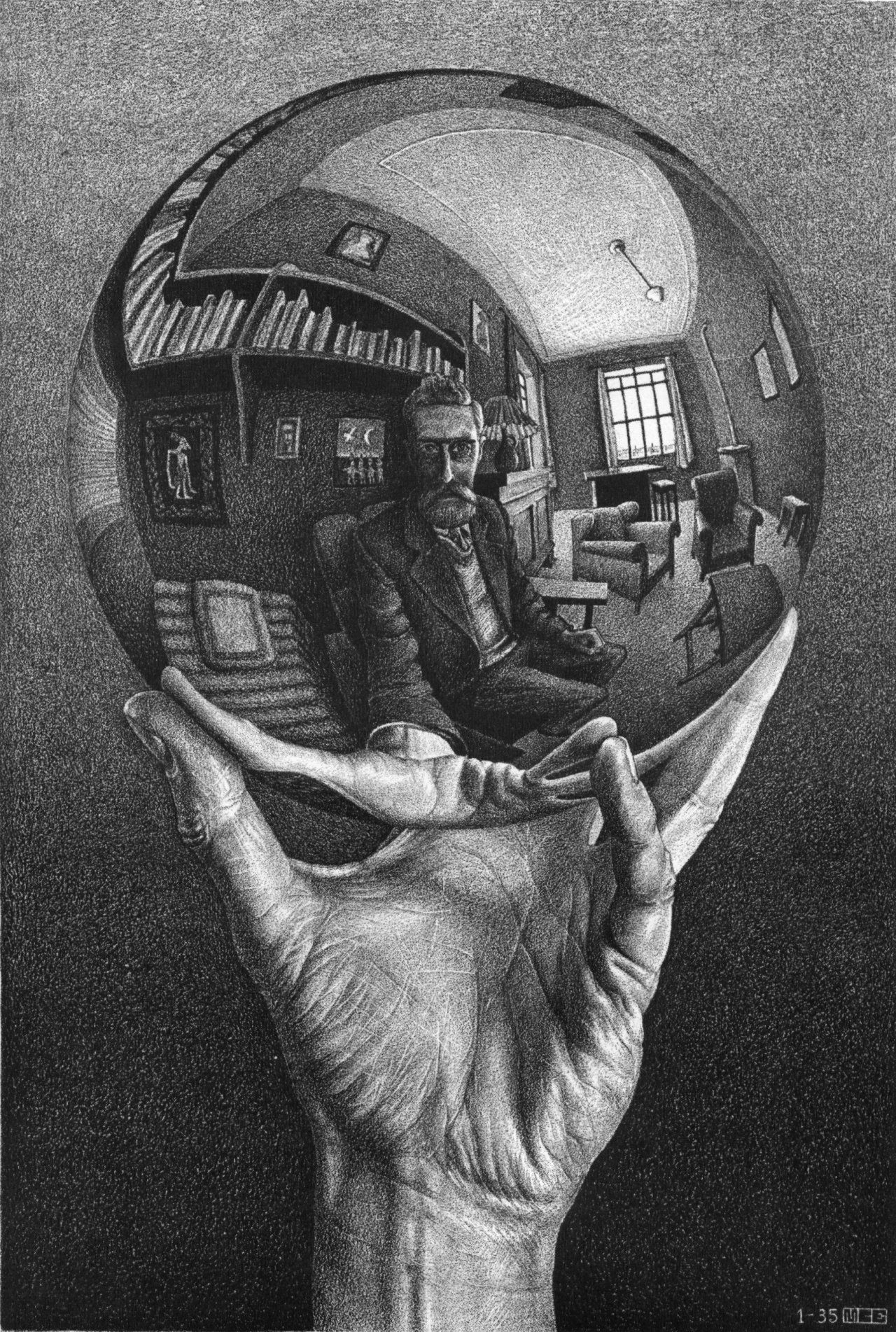 Hand with Reflecting Sphere